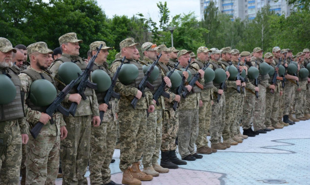 В Броварах склали присягу 250 військовослужбовців 55-го окремого батальйону