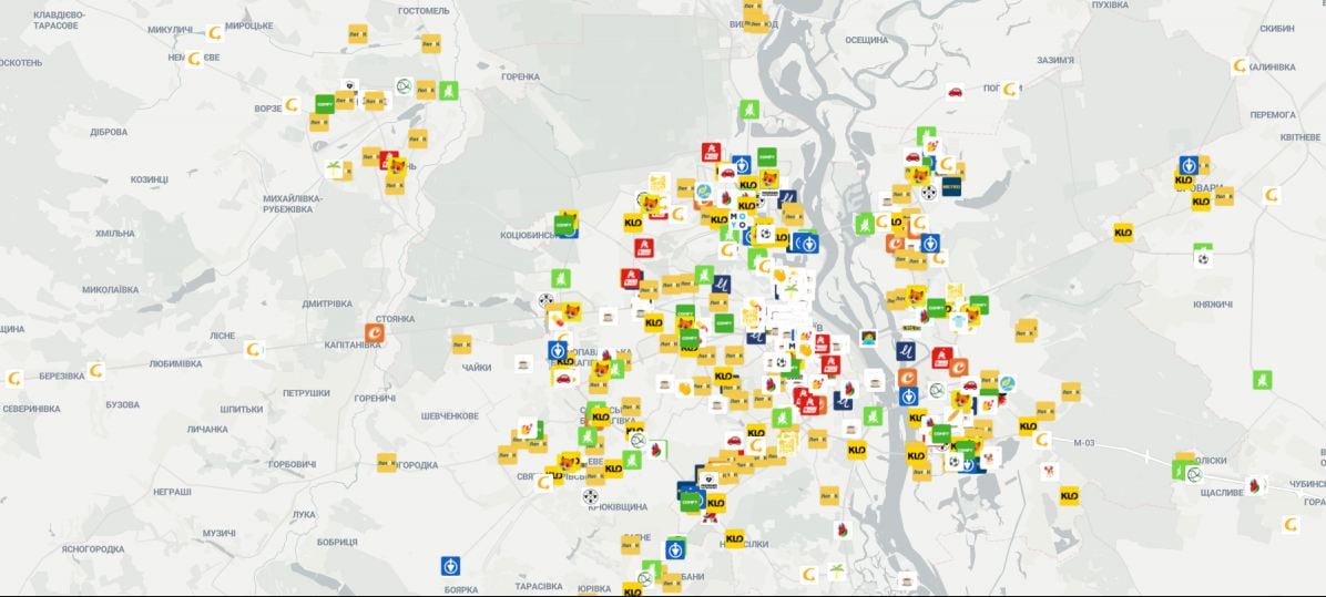 В Україні створили карту закладів, які працюють під час відключень світла 11 v ukrayini stvorili kartu zakladiv jaki pracjujut pid chas vidkljuchen svitla 66a10bc
