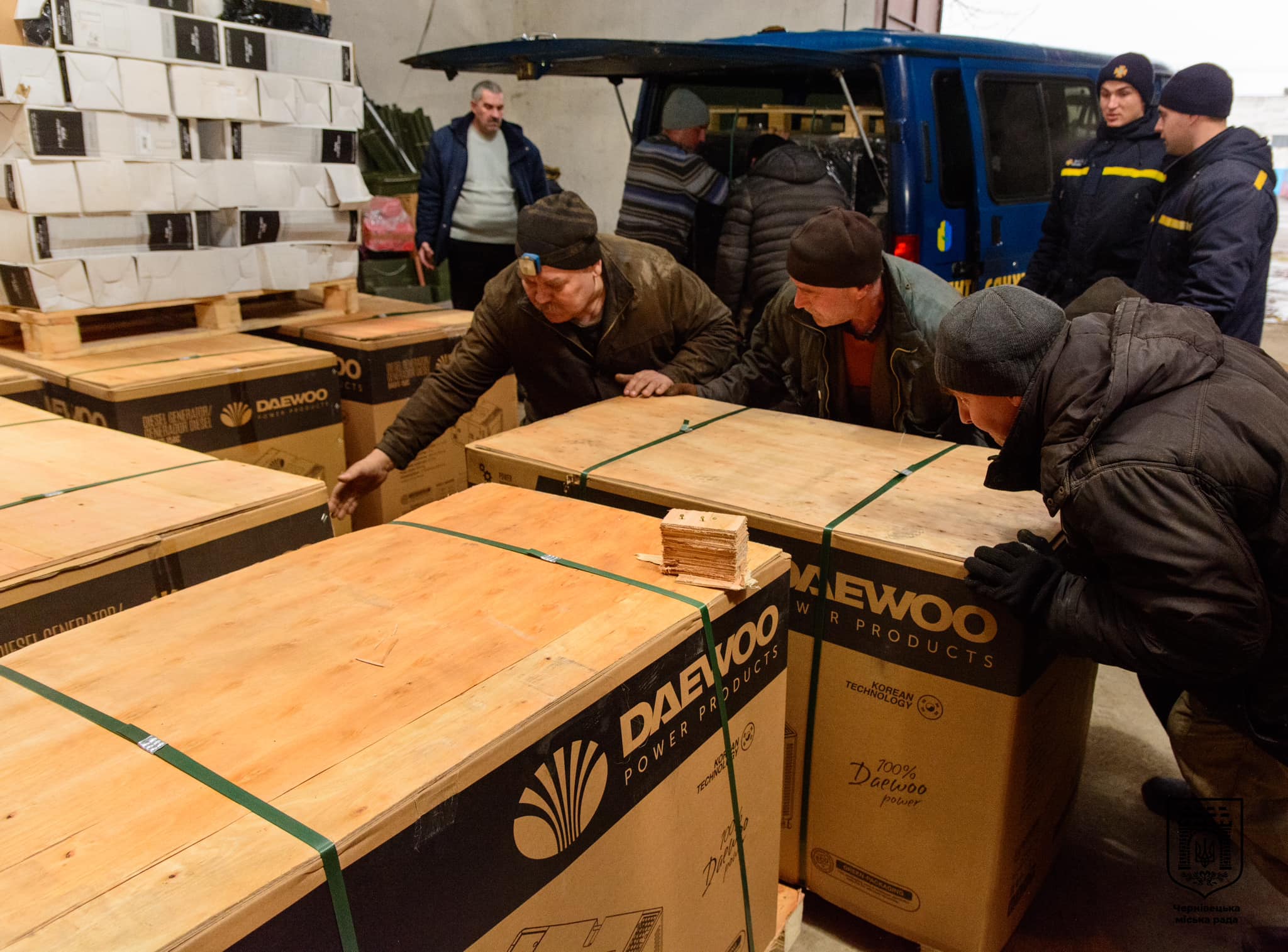 chernivci otrimali partiju generatoriv a takozh burzhujki vid nimeckogo mista pobratima 170be75