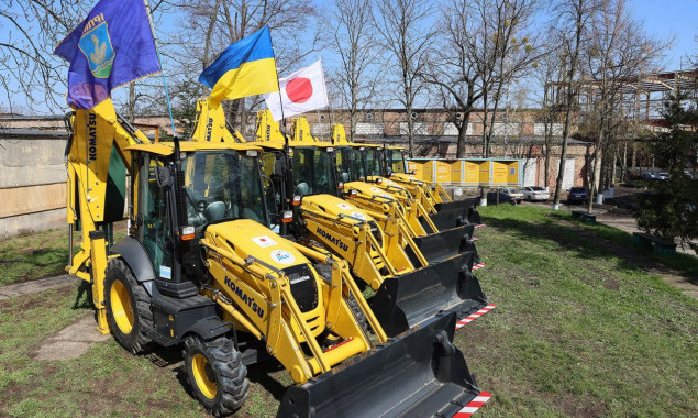 Ірпінь отримав техніку для розбору завалів від уряду Японії