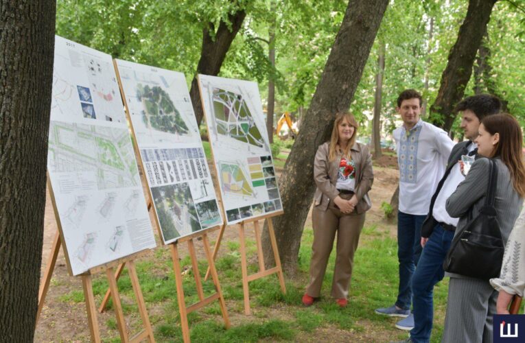 25 орнаментів на світильниках: у Чернівцях презентували проєкт реконструкції скверу Дня вишиванки