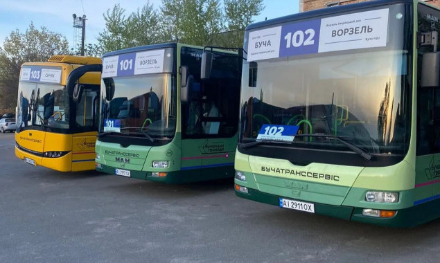 Сьогодні в Бучі запустили нові автобусні маршрути (тарифи)