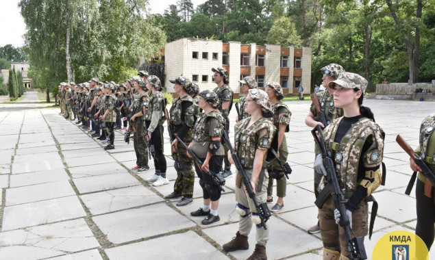 Навчанням на полігоні у Києві завершився перший курс підготовки до національного спротиву (фото)