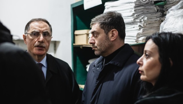 Лубінець і турецький омбудсмен відвідали табір для військовополонених РФ на Львівщині