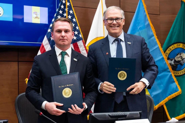 Очільник КОВА Руслан Кравченко під час візиту до США підписав Меморандум про співпрацю між Київщиною та штатом Вашингтон