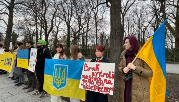 У Варшаві протестували проти блокади кордону з Україною