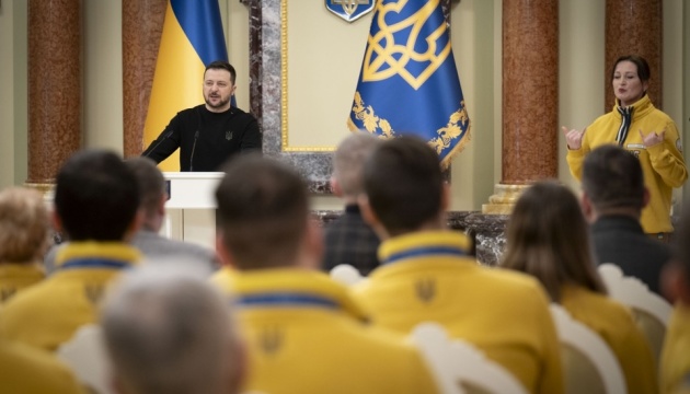 zelenskij privitav deflimpijsku zbirnu ukrayini cc74289