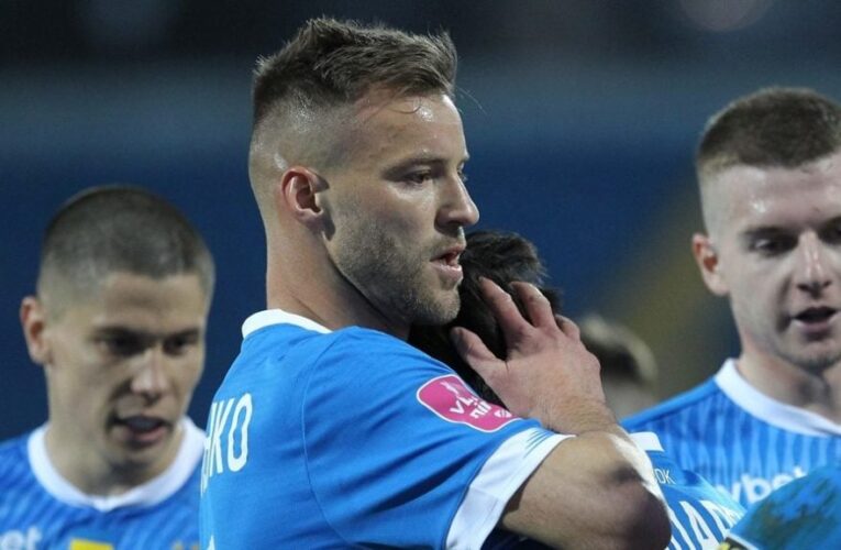 Андрій Ярмоленко вийшов на п’яте місце в рейтингу історичних бомбардирів чемпіонату України з футболу