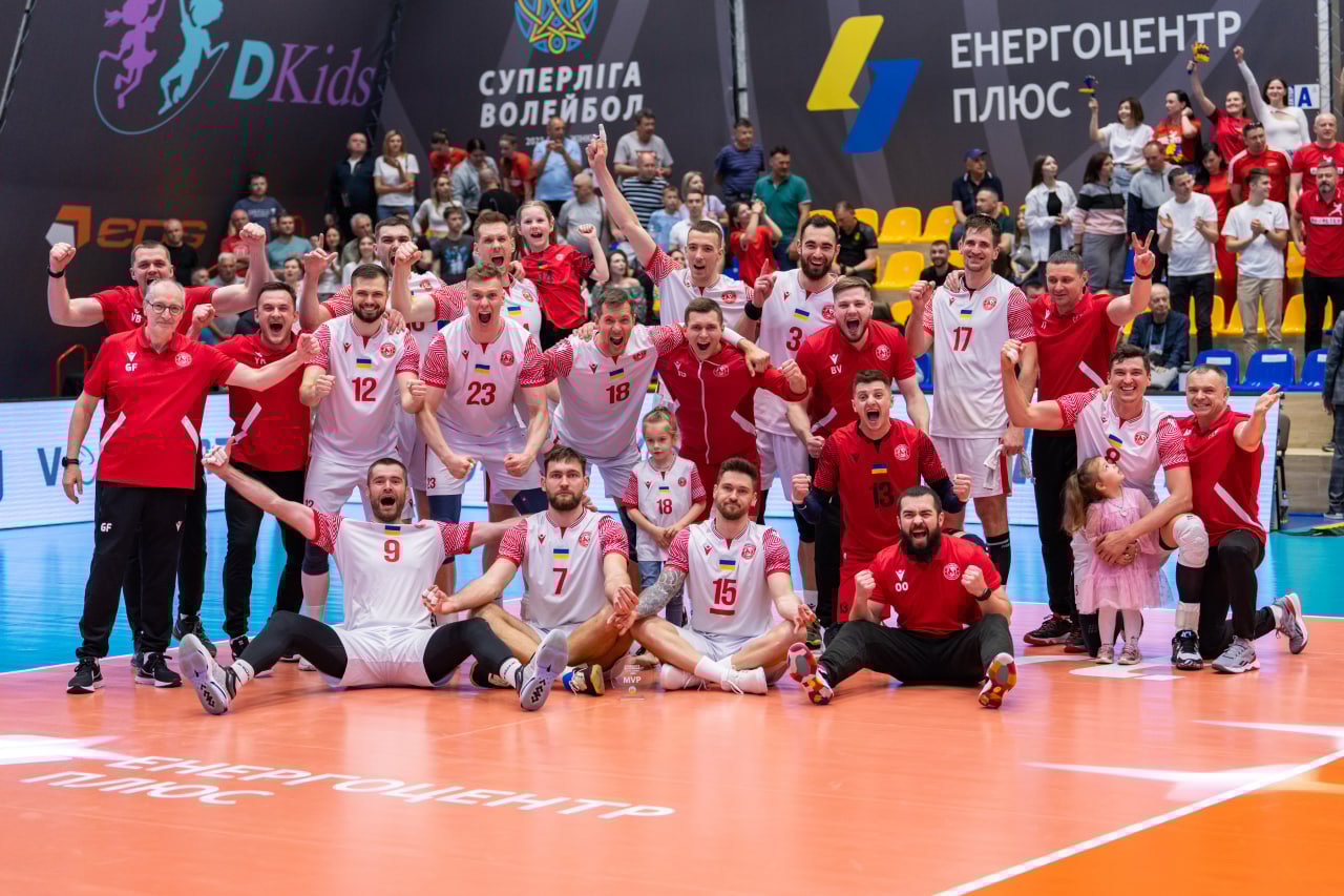 «Прометей» втретє поспіль став чемпіоном України з волейболу