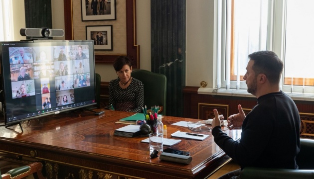 Зеленський обговорив підтримку України з амбасадорами United24