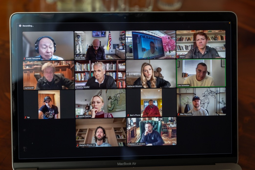 zelenskij obgovoriv pidtrimku ukrayini z ambasadorami united24 b53e73b