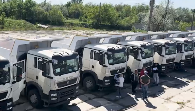 Херсонщина отримала 25 самоскидів від ПРООН