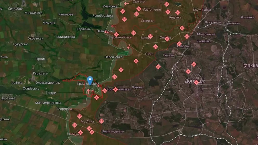 Окупанти прорвалися до Красногорівки на Донеччині, — ОСУВ «Хортиця» 11 1