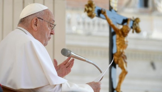 Папа Франциск закликав молитися за мир: «Війна - це завжди поразка»