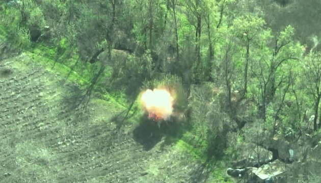 Прикордонники знищили замасковану позицію ворога на Запорізькому напрямку