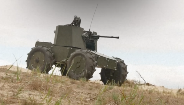 У Силах оборони показали, як робот «Лють» штурмує позиції