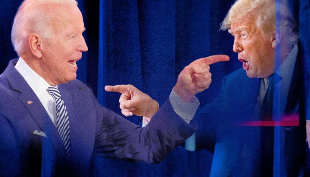 Байден і Трамп на дебатах посперечалися в питанні підтримки України