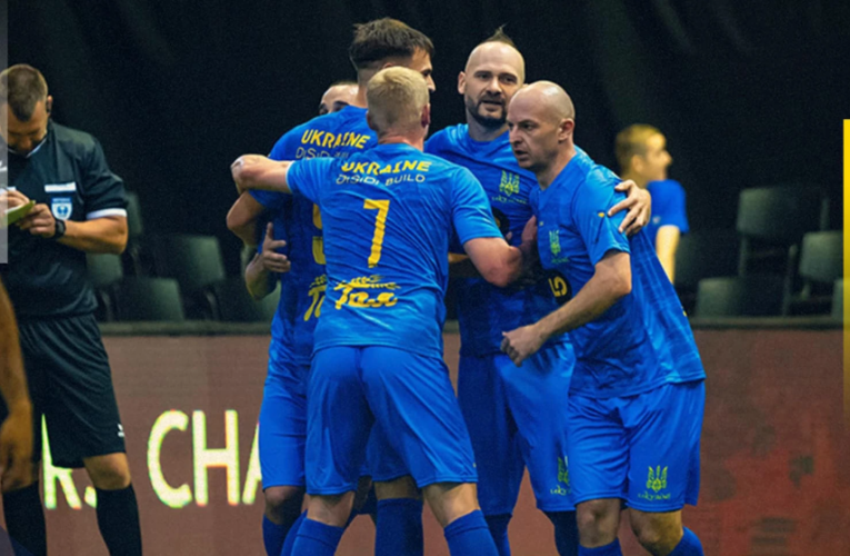 Збірна України з мініфутболу перемогла Англію в першому матчі чемпіонату Європи