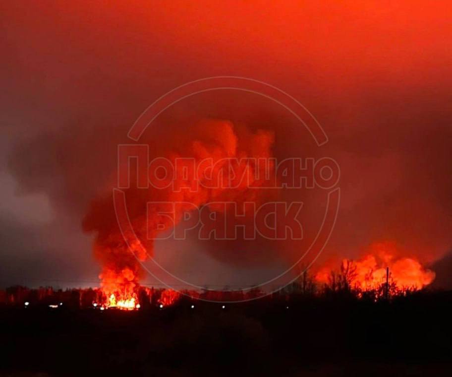 cpd na pidirvanih skladah u brjanskij oblasti buli boyepripasi raketi do rszv ta kabi 548399e