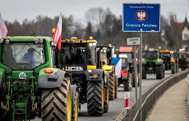 Блокування кордону з Україною через страйк польських фермерів