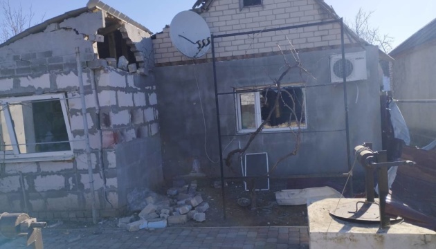 rosijani atakuvali dronami selo na hersonshhini poshkodzheni budinki 96e899b