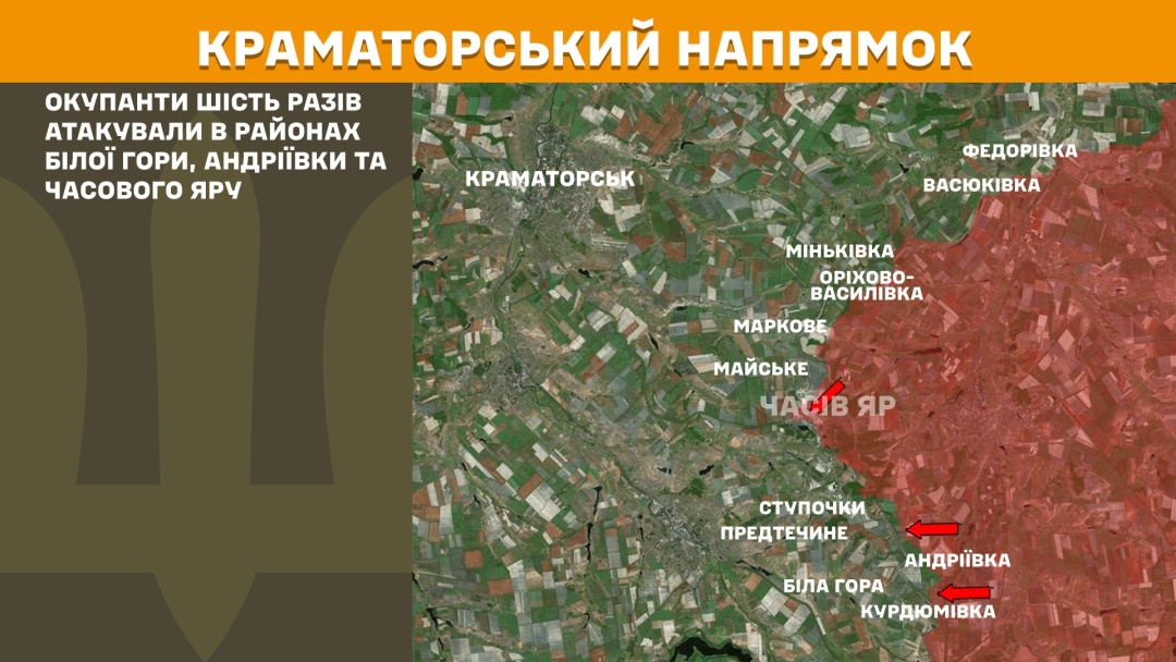 na fronti za dobu 96 zitknen najbilshe na pokrovskomu ta limanskomu naprjamkah 4d6490a