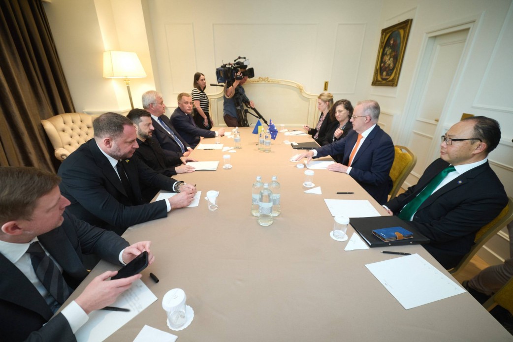 oborona ta spivpracja v mezhah koaliciyi ohochih zelenskij zustrivsja v rimi iz premyerom avstraliyi 1f3da4e