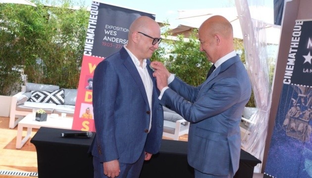 Продюсер і ветеран ЗСУ Володимир Яценко отримав французький орден мистецтв та літератури