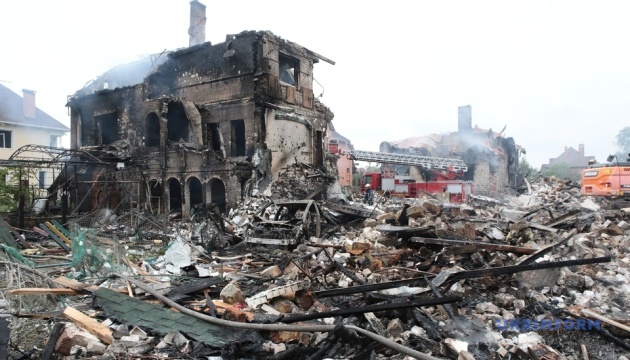 u marhalivci na kiyivshhini vnaslidok nichnoyi vorozhoyi ataki poshkodzheni 22 budinki 2045a14