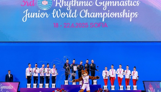 Українські грації вперше здобули «золото» на юніорському ЧС з художньої гімнастики