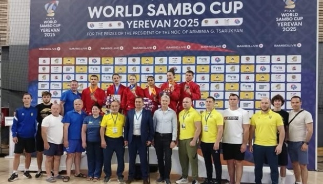 Українські самбісти вибороли 11 медалей Кубка світу