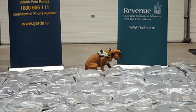 В Ірландії у вантажівці знайшли канабіс вартістю понад 2,1 мільйона