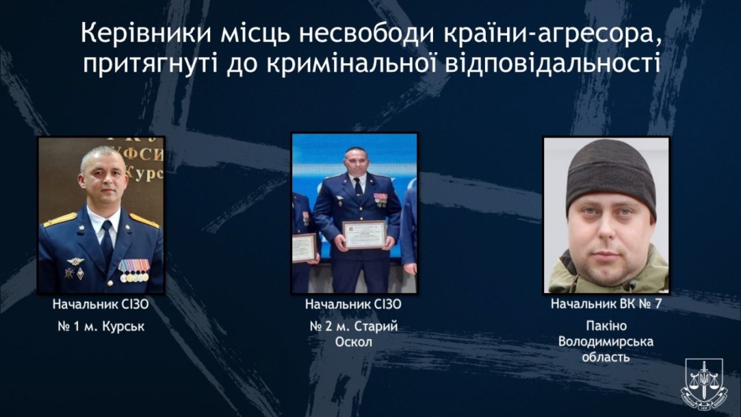 zlochini proti polonenih ponad 45 kerivnikiv rosijskih sizo ta kolonij otrimali pidozri f34842c