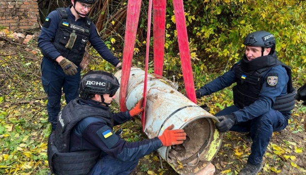 На Чернігівщині знешкодили бойову частину російської ракети «Іскандер-К»