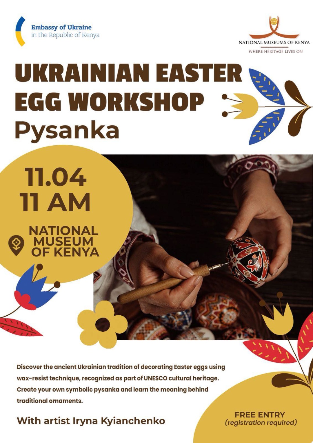 u stolici keniyi provedut majster klas iz rozpisu ukrayinskih pisanok 01585d1